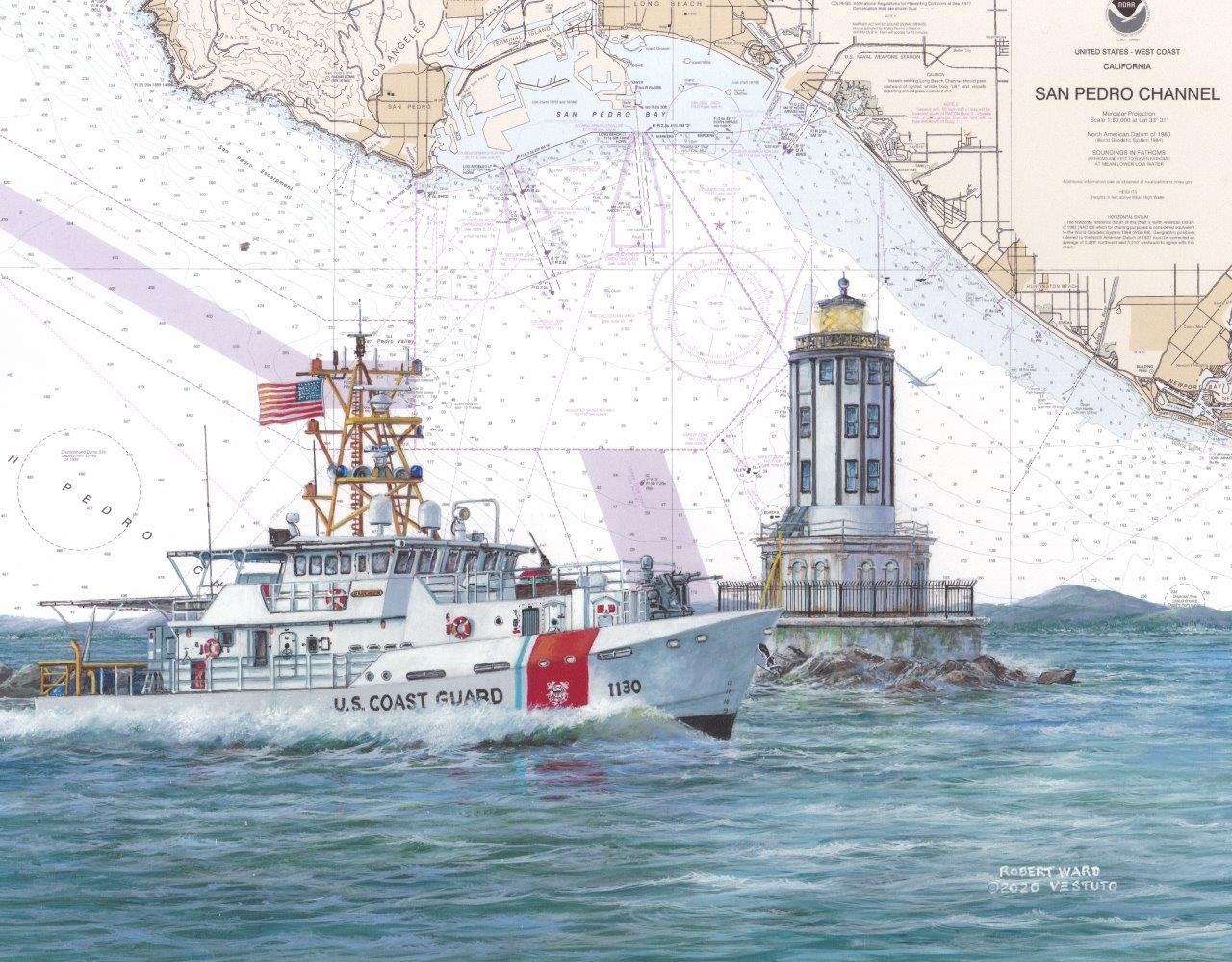 Coast Guard Cutters - Chart Art Prints