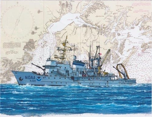 MILLER FREEMAN (NOAA) Chart Art Prints