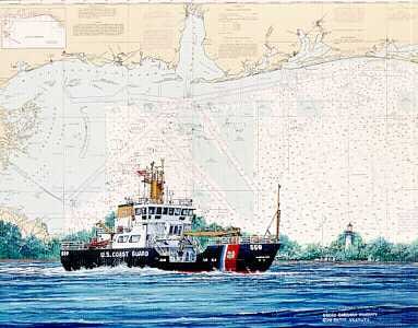 Coast Guard Chart Art